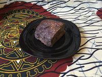 African Black Soap on Ankara Fabric